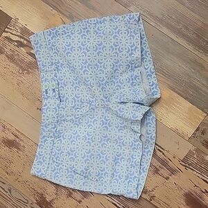 Vineyard Vines Chino Shorts Blue/Green‎ Womens Size 2